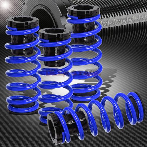 Front+rear suspension scale coilover 1-3&#034; spring blue for 85-98 vw golf/jetta