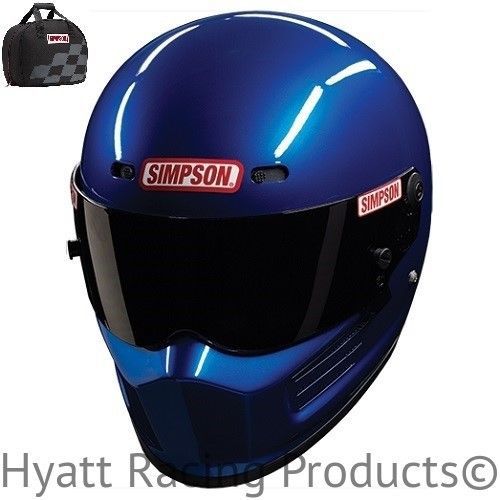 Simpson super bandit auto racing helmet sa2015 - all sizes &amp; colors (free bag)
