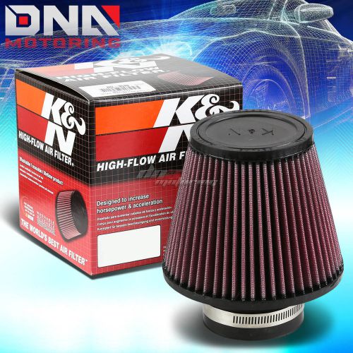 K&amp;n kn universal round tapered cotton gauze 3”inlet air filter 5” height ru-3580