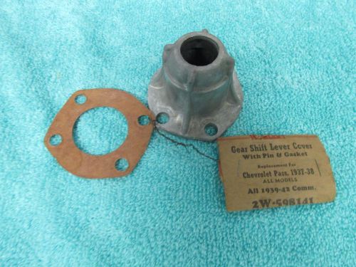 1937-39 chevy 3 speed  transmission  shifter housing  nos 616