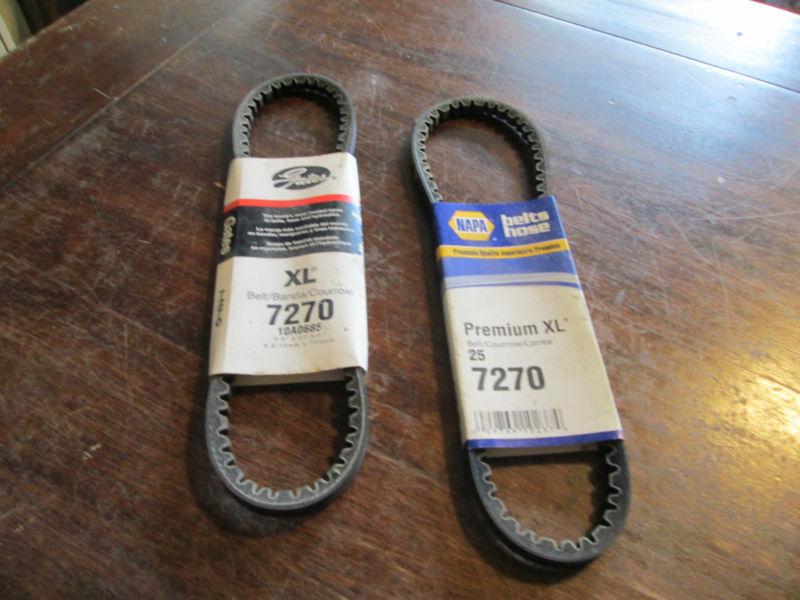 Gates acessory drive belt / pt# 7270 unmatched pair
