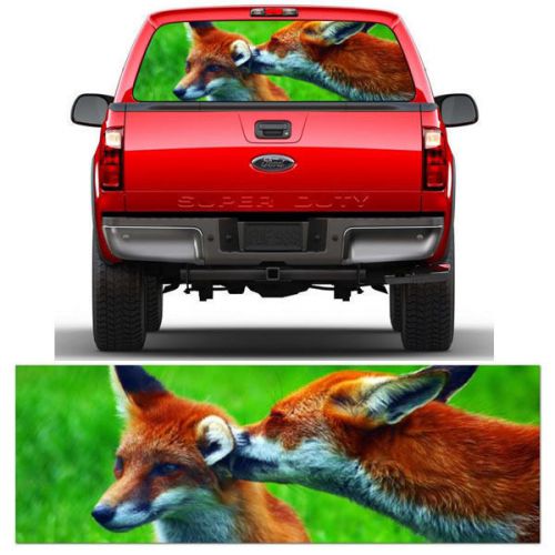 Mg9107 foxes rear window tint truck fit ford chevrolet dodge metro auto graphics