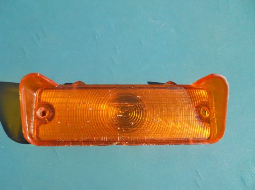 1966 chevy impala ss caprice front turn signal light amber lens oem