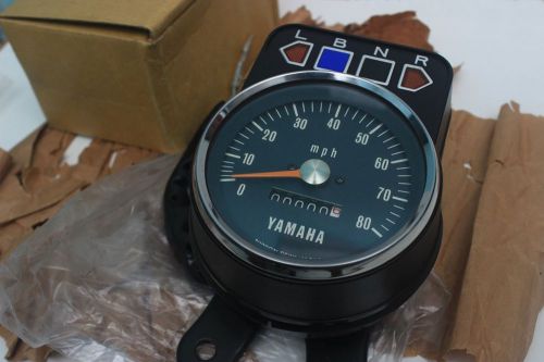 Oem yamaha genuine yb100 yl2 speedo meter assy 80 mph made in japan
