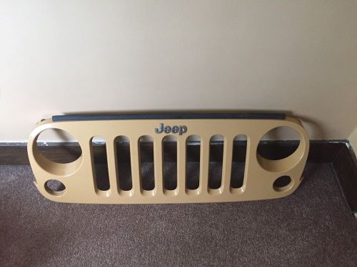 Jeep wrangler jk front grill cover factory