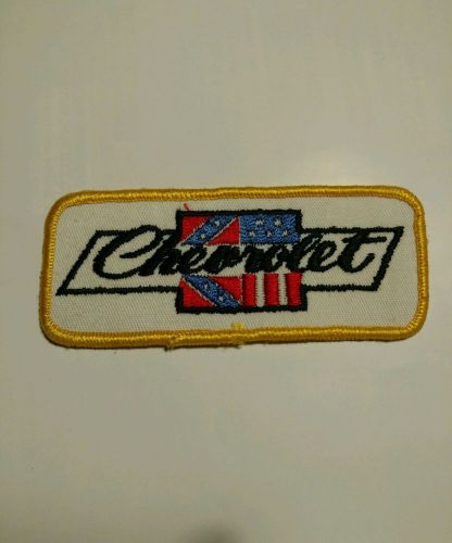 Nos chevrolet embroidered bow tie patch for shirt or jacket