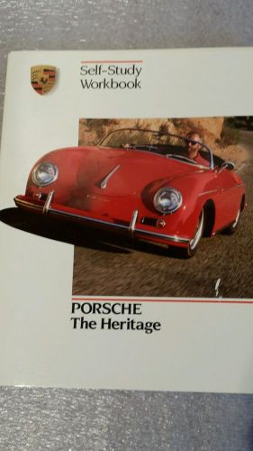 Original porsche self study workbook. porsche, the heritage. (1987 or 1988)