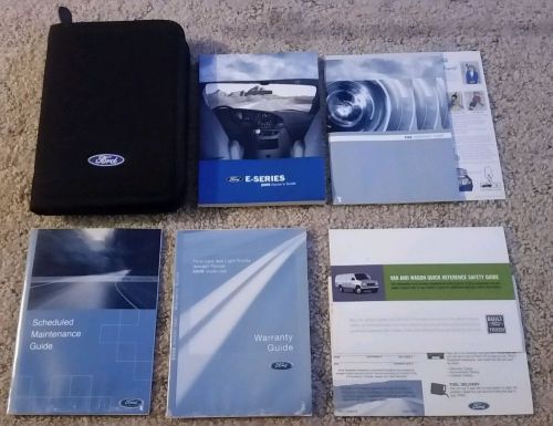 2006 ford e-series user guide owner&#039;s manual with case oem