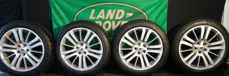 (4) land rover range rover/sport 20" oem/factory wheels/rims/w/michelin tires