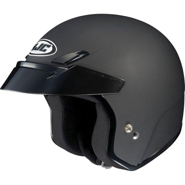 Flat black xl hjc cs-5n open face helmet