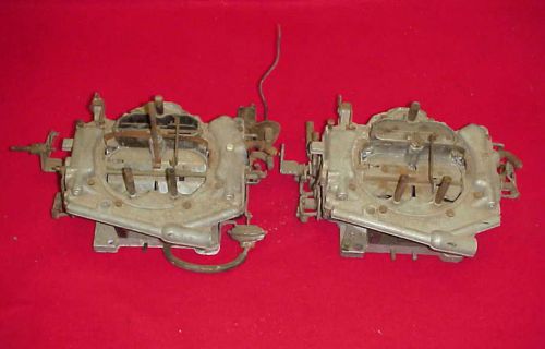 Pair of 440 dodge chrysler plymouth thermoquad carb carburetor 850 cfm  carbs