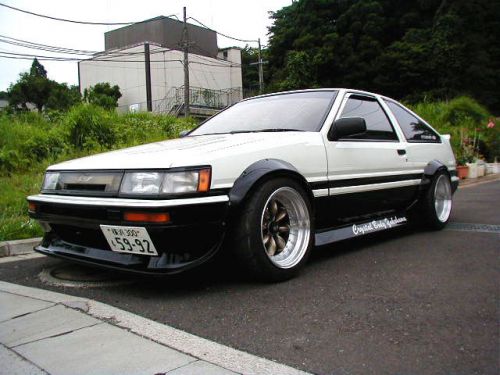 Ae86 levin cby style fender flares x 4