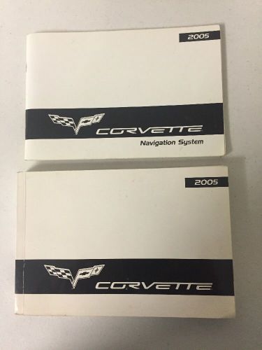 2005 chevrolet corvette owners manual + navigation