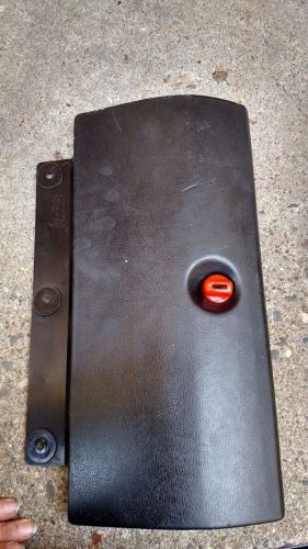 1979-1985 mazda rx7 black glove box lid - oem