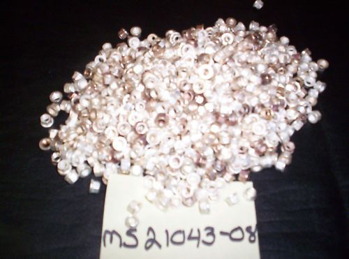Wow 200 pcs lot ms21043-06  nuts silver cad plated hex closeout/moving sale buy