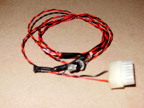 Gem car part. schott charger wiring w/light indicator, used factory equipment