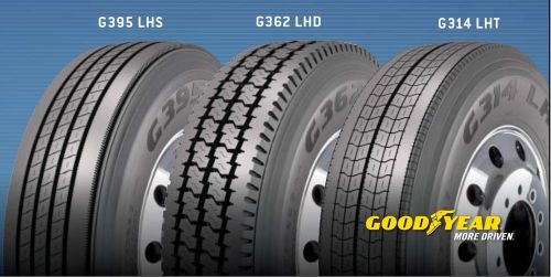 Goodyear new g395 295/75r22.5 steer / all position