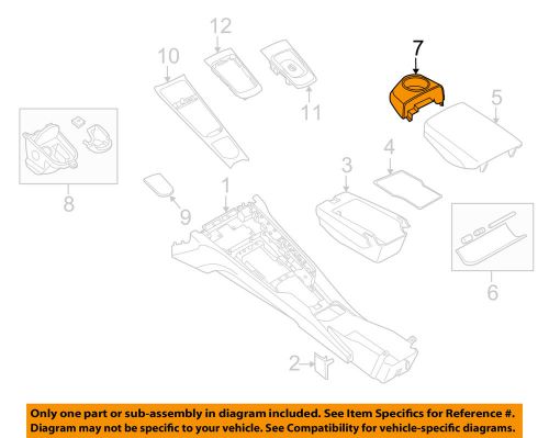 Porsche oem 14-16 panamera front console-cup holder 97055338100oa1