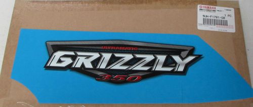 Yamaha lh front  &#039;grizzly 350&#039; emblem for yfm35gx grizzly 2008