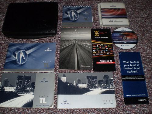 2004 acura tl car owners manual books guide case all models