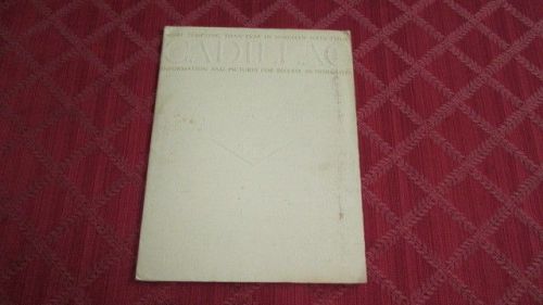 1964 cadillac press kit