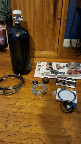 Cold fusion nitrous kit, purge kit, bottle brackets, wideband sensor