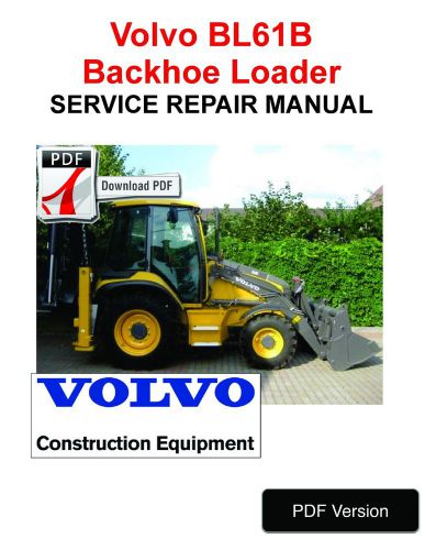Volvo bl61b backhoe loader service repair manual