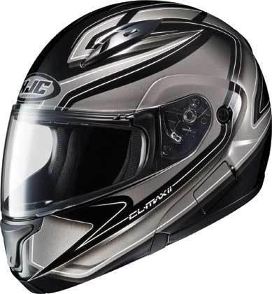 Hjc cl-max 2 zader motorcycle helmet gray xx xxl 2x 2xl grey modular cl-max ii