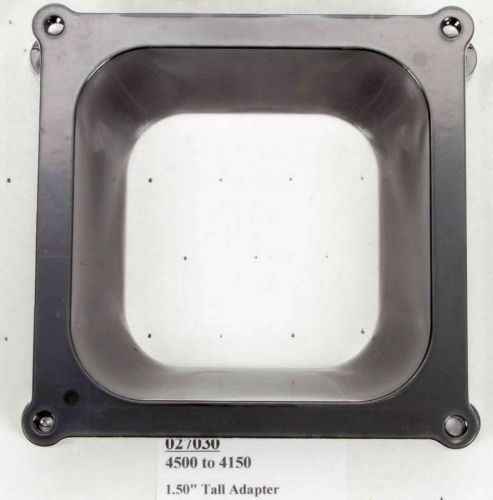 Wilson manifolds 1.5 in square bore/4500 intake carburetor adapter p/n 27030