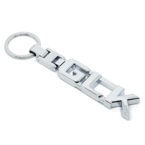 Metal pendant keychains key chain ring chains chrome fit glk350 glk 350 amg