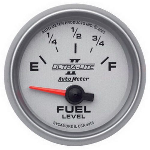 Autometer 4913 ultra-lite ii; electric fuel level gauge