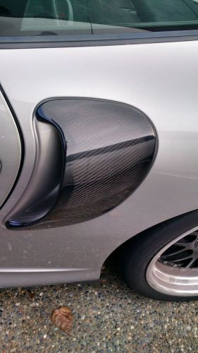 Porsche 996 turbo carbon fiber air intake scoops