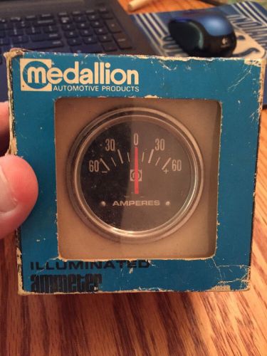 One ammeter illuminated 60 amps new in box medallion 62-720
