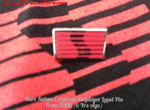 Rare saleen corporate employee lapel pin nos s281 s302 pj mustang s331 ford gt