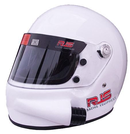 Rjs racing new snell sa2015 full face pro vented helmet gloss white small