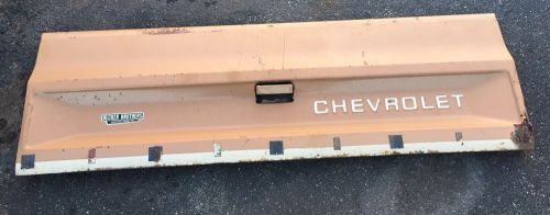 1984 chevy truck factory original tail gate tailgate 81-87 c10 20 patina