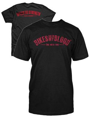 Speed & strength bikes in blood t-shirt black xxl/2x