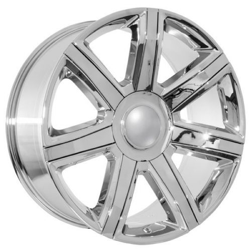 22 inch chrome chevy wheels rims tahoe avalanche suburban silverado ck375