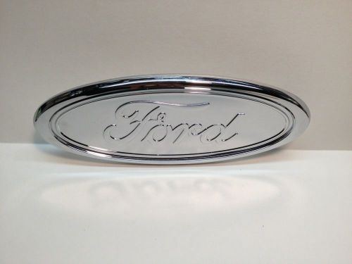 Ford 9 1/2&#034; ford oval grille emblem ornament name plate #a790a-e5ht-16637-aa