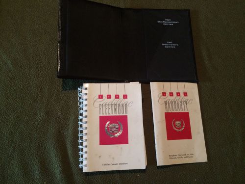 1992 cadillac fleetwood owners manual guide book operating instructions