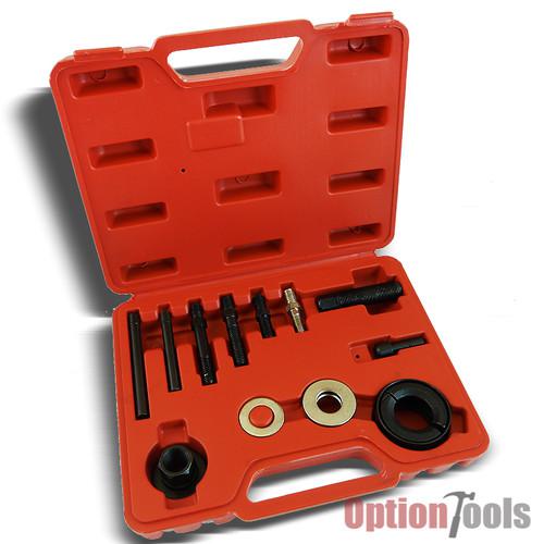 Auto car power steering alternator pulley puller remover installer tool kit case