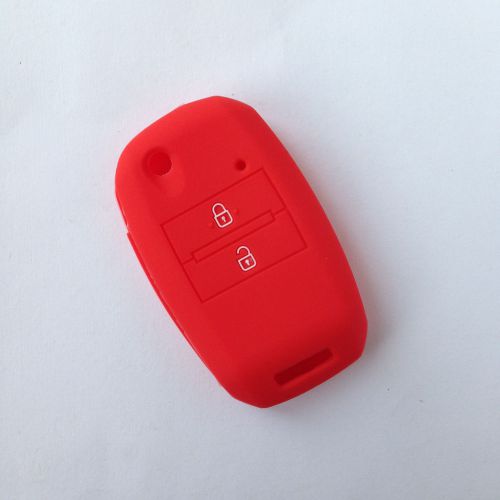 Red key cover protector fob remote keyless for 2013 2014 kia sorento carens gift