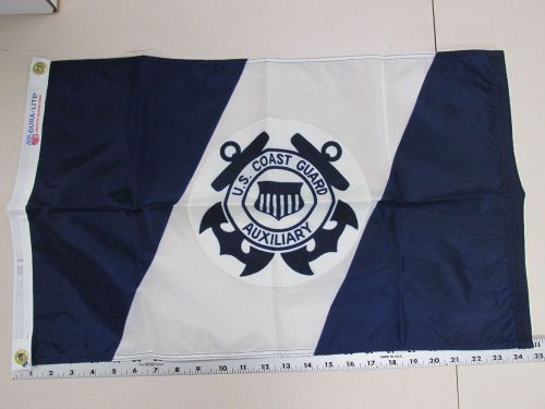 Size 3 dettra dura-lite us coast guard aux blue &amp; white flag made in the usa