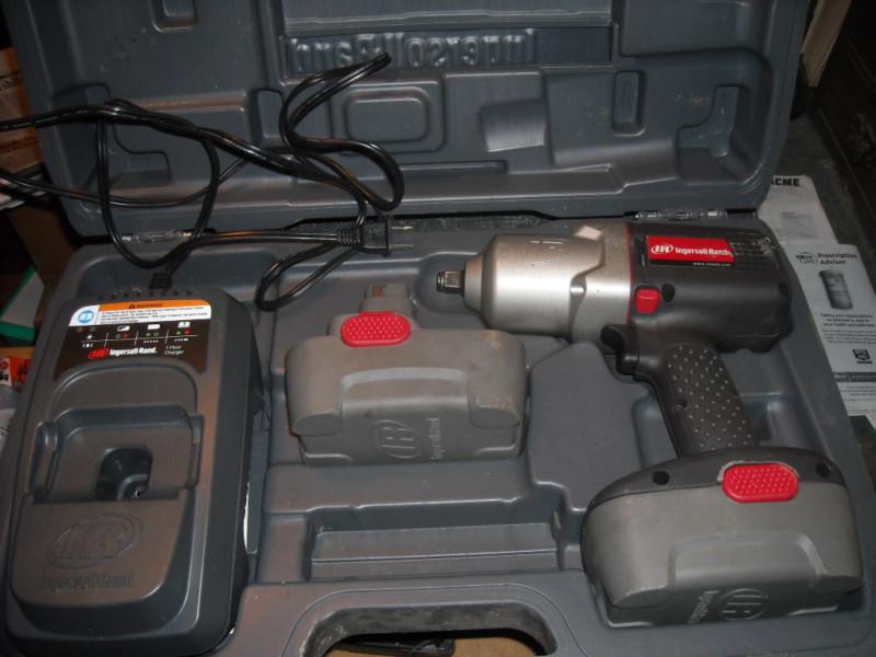 Ingersoll-rand 2530 hd cordless battery operated 1/2" impact wrench, rev, 19.2 v