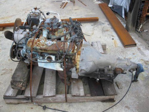 1968 pontiac 350 engine 2bbl w/auto transmission