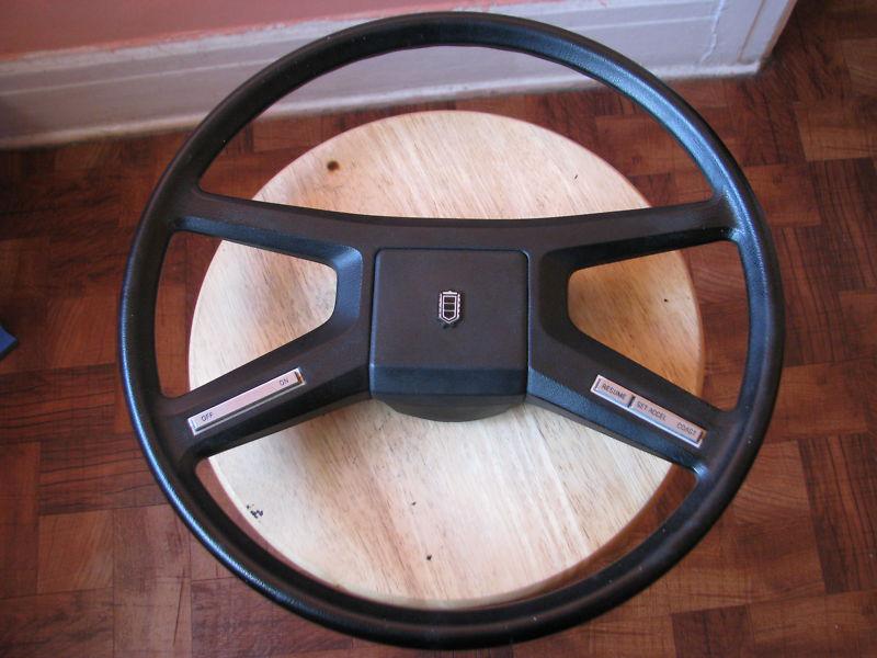80-83 factory ford exp mustang black steering wheel