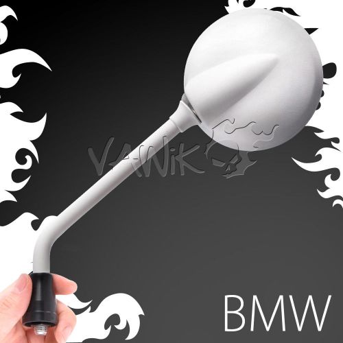 Vawik- magazi mirrors metal steel round shape white 10mm x 1.5 pitch for bmw θ