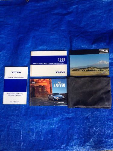 1999 volvo s70 &amp; v70 owners manual set
