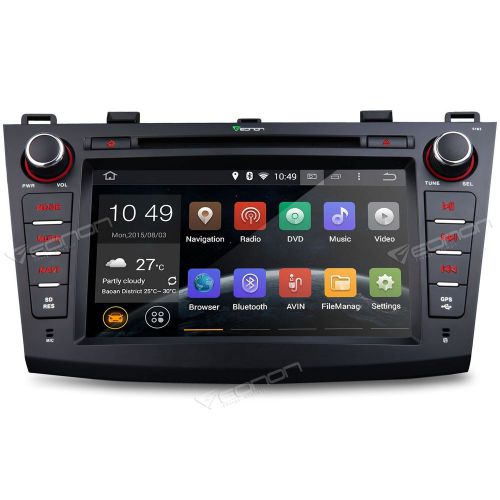 Android 4.4 8&#034; car stereo dvd player gps navigation for mazda 3 2010-2013 wifi i
