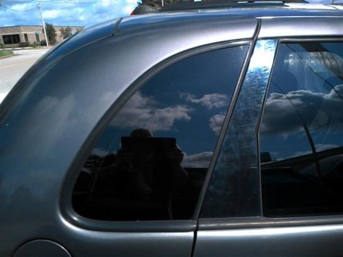 Passenger quarter glass hatchback dark tint privacy fits 01-10 pt cruiser 1654